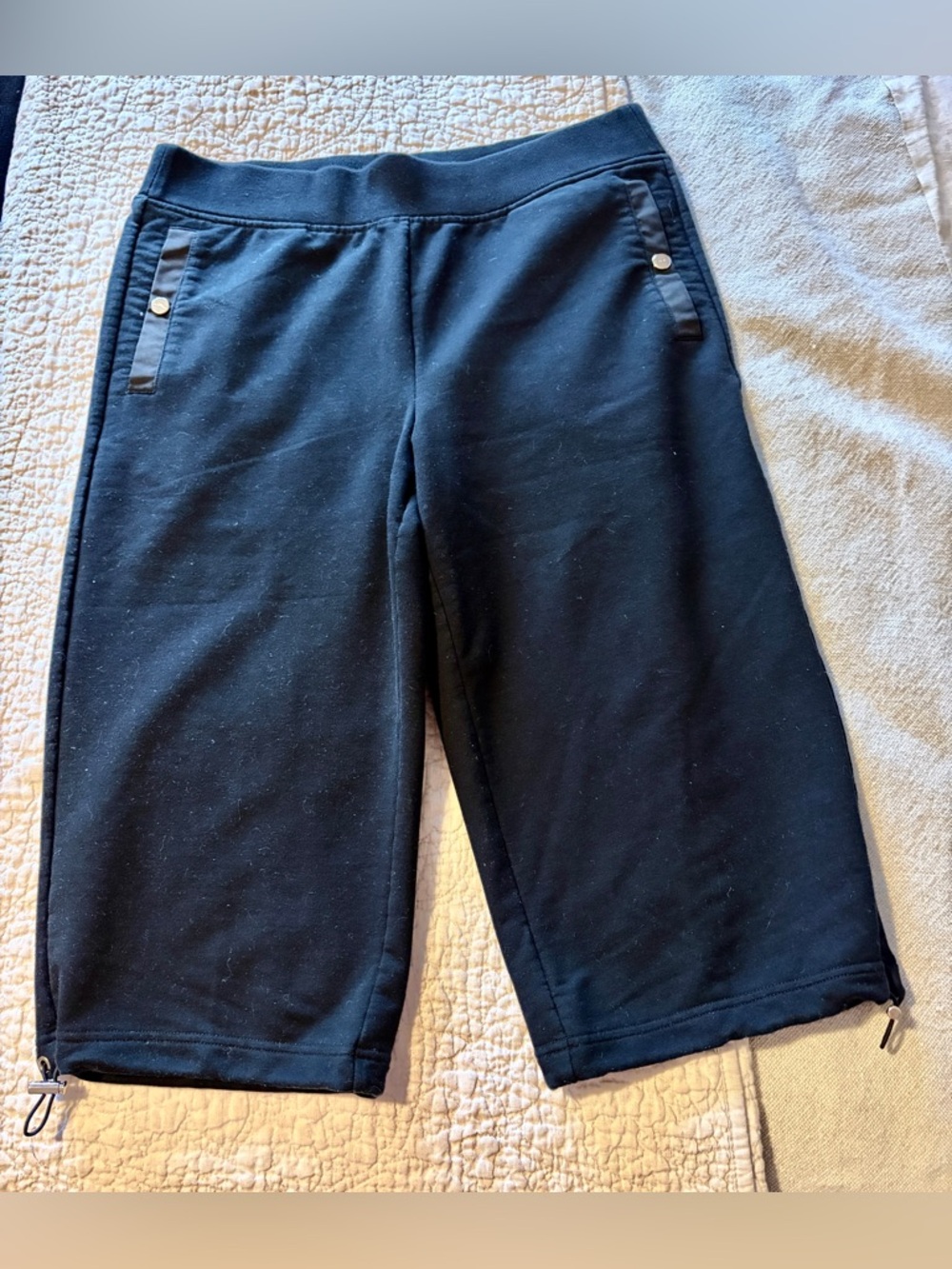 Ralph Lauren Bermuda Black Knit Shorts M